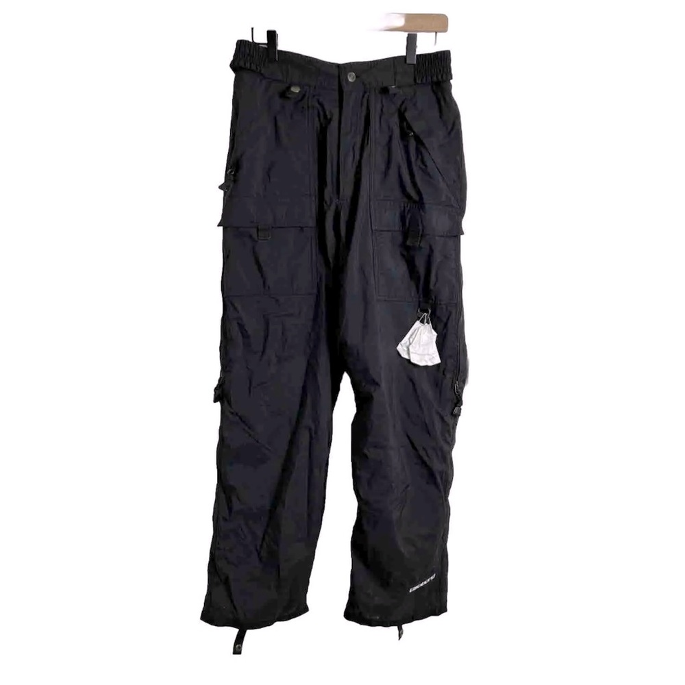 Y2K Billabong Snowboard Pants Black Size Medium Snow Ski Winter Vintage